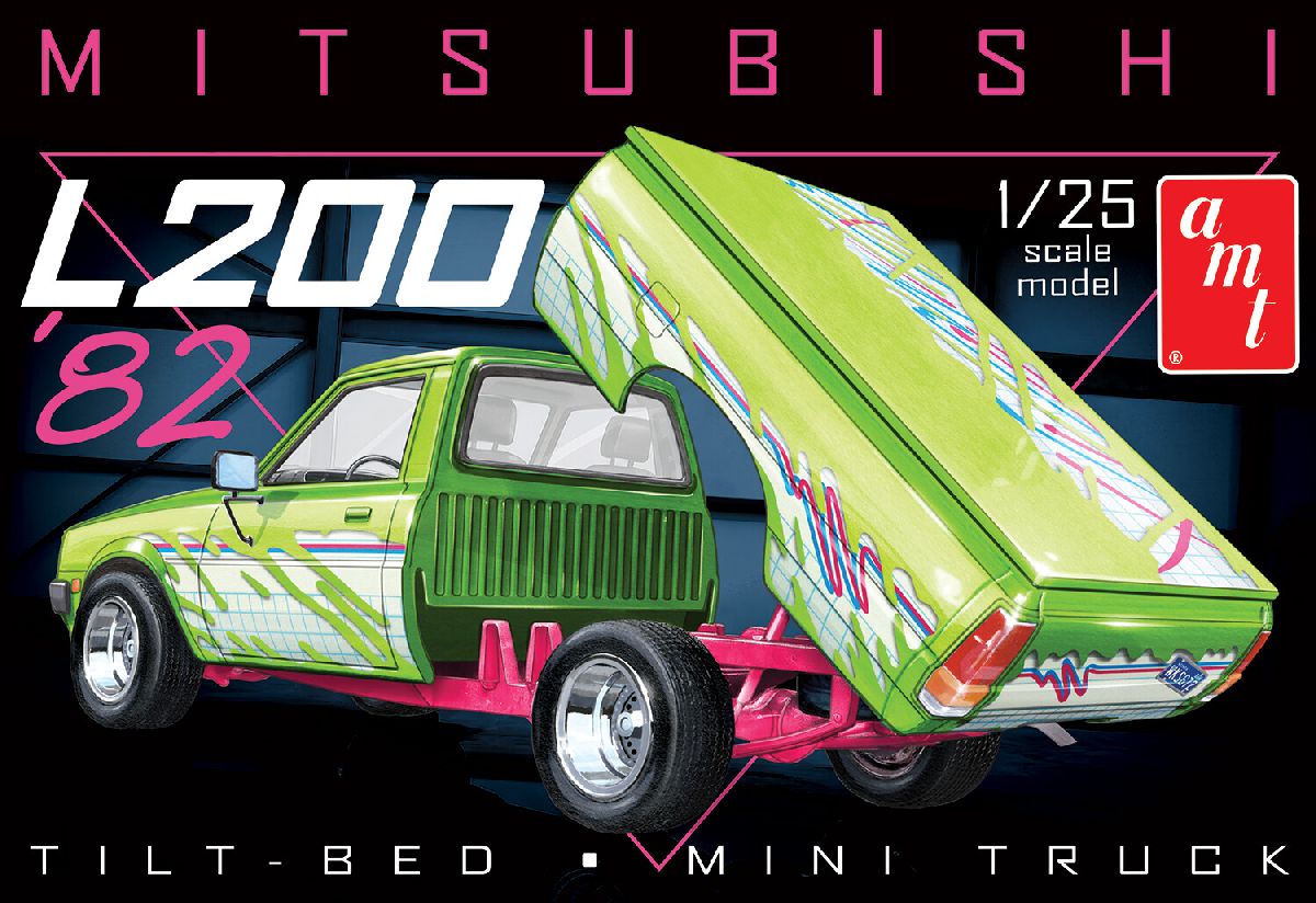 AMT Mitsubishi L200 Tilt-Bed Pickup NEW PARTS Skill 2 1/25 - AMT1569