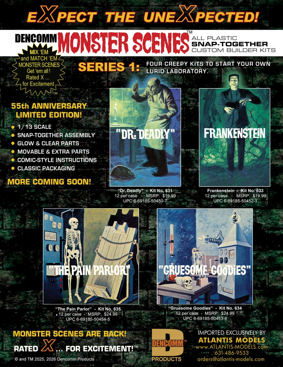 Atlantis Model Monster Scenes Gruesome Goodies 1/13 - ATM634