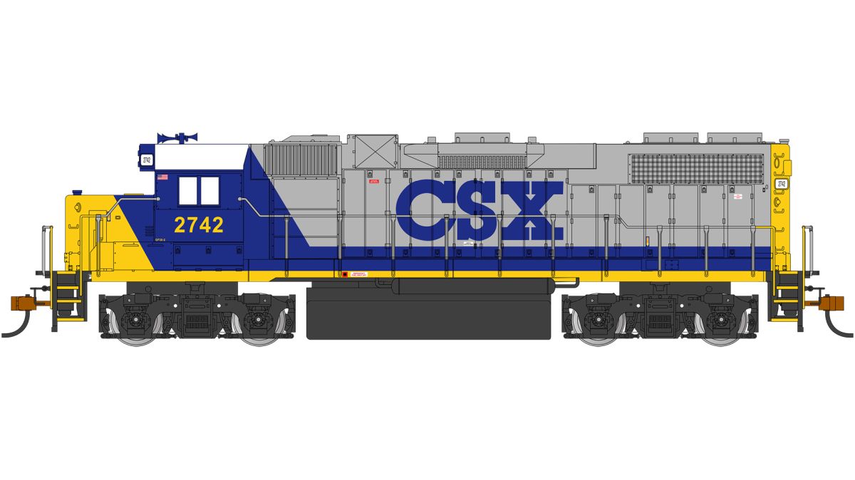 Bachmann HO GP38-2 Csx #2742 (Bright Future) With Dynamic Brakes DCC 1/87 - BAC66808