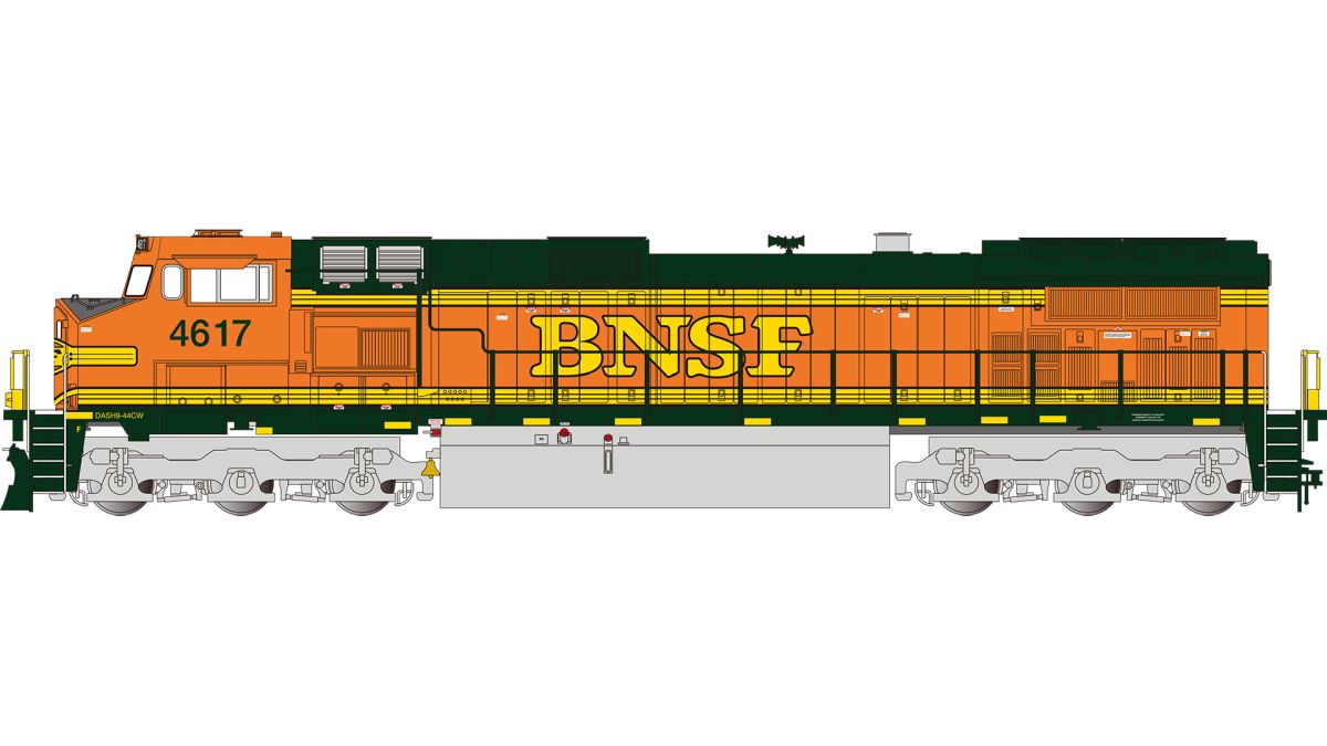 Bachmann G Dash-9 Diesel Bnsf #4617 (Heritage Ii) 1/20 - BAC90926