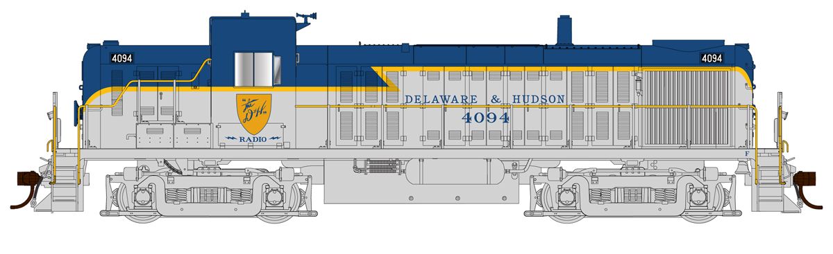 Bowser HO RS-3 Ph1 Diesel D&H #4094 w/Sound 1/87 - BOW25525