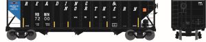 Bowser HO 100t 3-Bay Hopper RBMN #7200/Blue End 1/87 - BOW41733