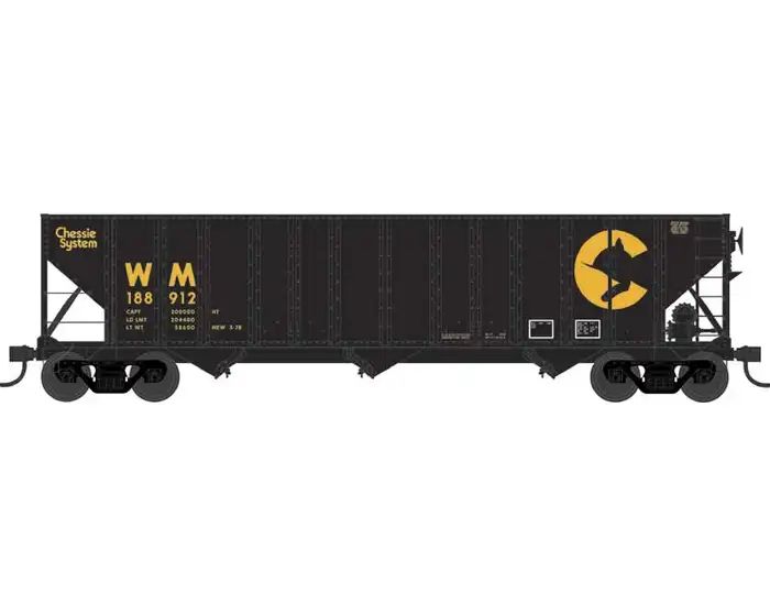 Bowser HO H-430 100t Hopper Chessie WM #188884 1/87 - BOW43188