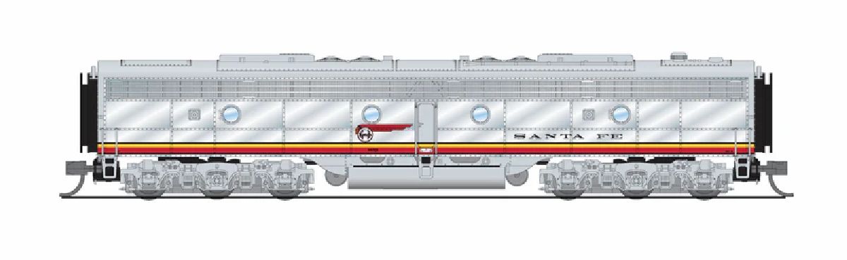 Broadway Limited N EMD E8B ATSF 82A 1950's Appearance P4 Sound/DC/DCC 1/160 - BLI10282