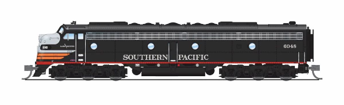 Broadway Limited N EMD E9A SP 6050 Black Widow Scheme P4 Sound/DC/DCC 1/160 - BLI10301