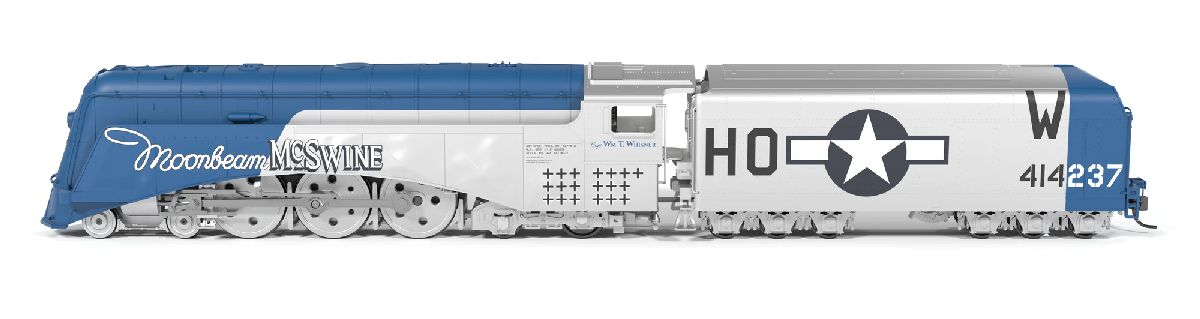 Broadway Limited HO Commodore Vanderbilt USAAF Fantasy Paint Moonbeam McSwine 1/87 - BLI10345