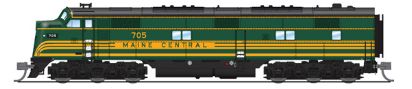 Broadway Limited N E7A Diesel MEC #705/grn&gold DC/DCC Sound 1/160 - BLI8765