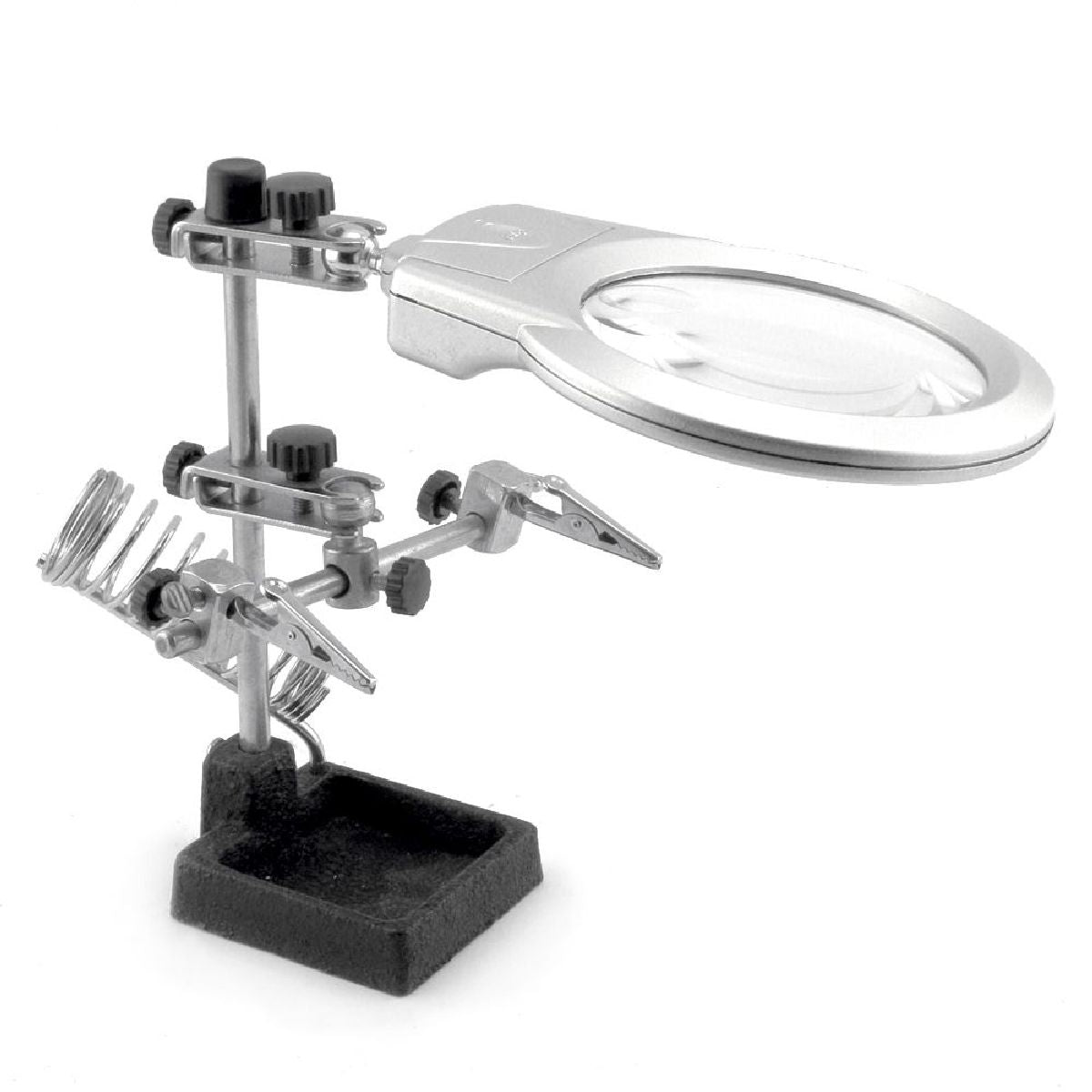 ENK - Enkay Helping Hands w/ Soldering Iron Holder & LED Lights - ENK4025
