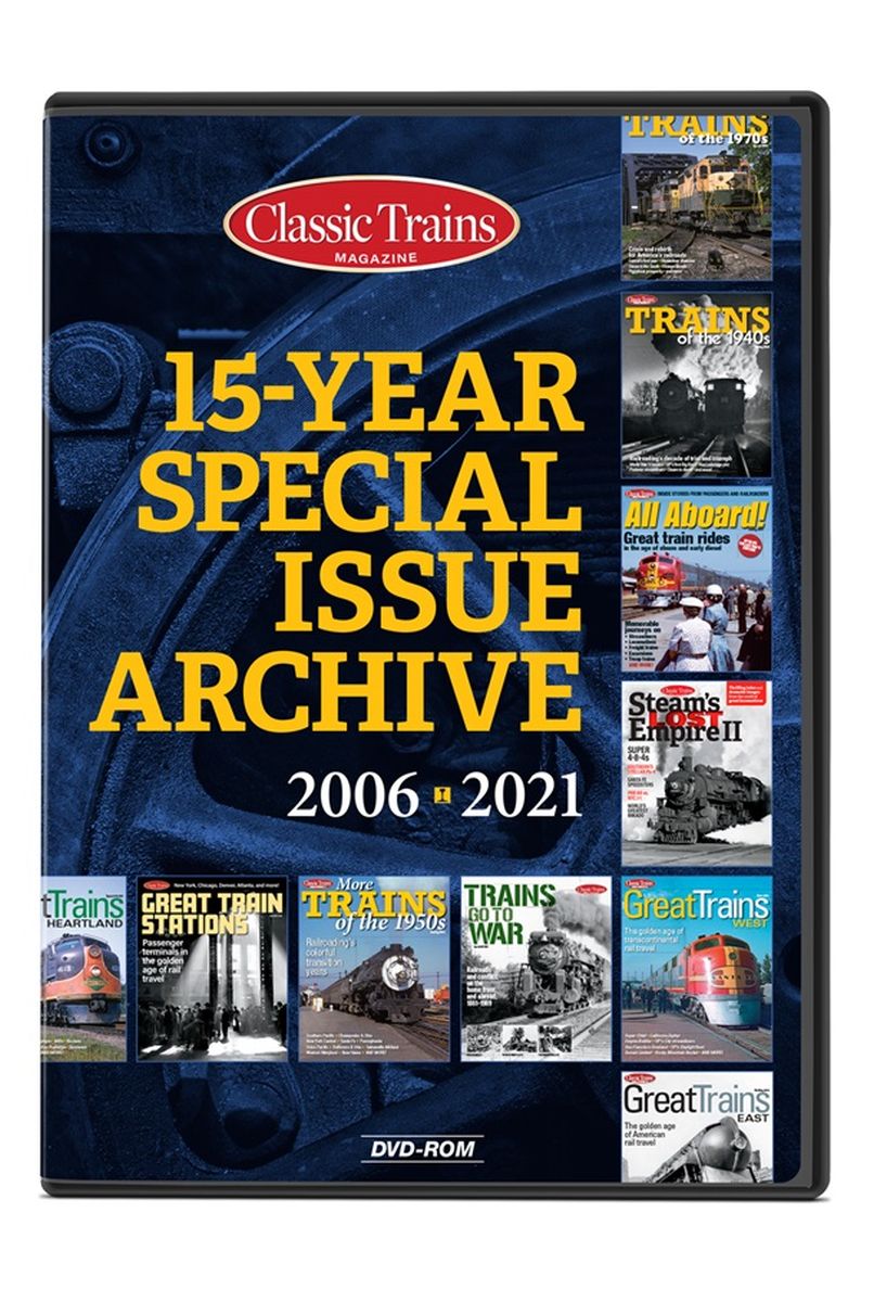 Kalmbach Classic Trains 15-Year Special Issue Archive DVD-ROM - KAL16125