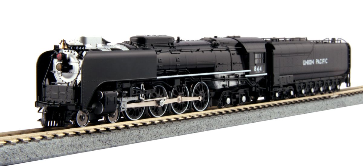 Kato N FEF-3 4-8-4 UP #844 Steam Loco/blk w/DCC 1/160 - KAT1260401DCC