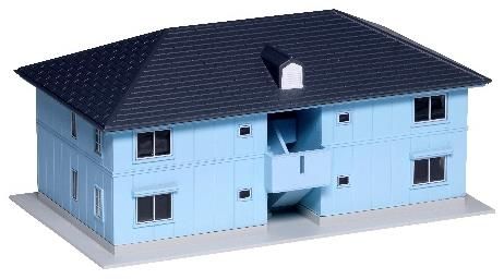 Kato Gilbert Gardens Apartment Building Blue 1/160 - KAT23402A