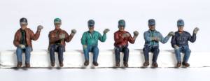Kato HO Seated Engine Crew Figures 1/160 - KAT31610