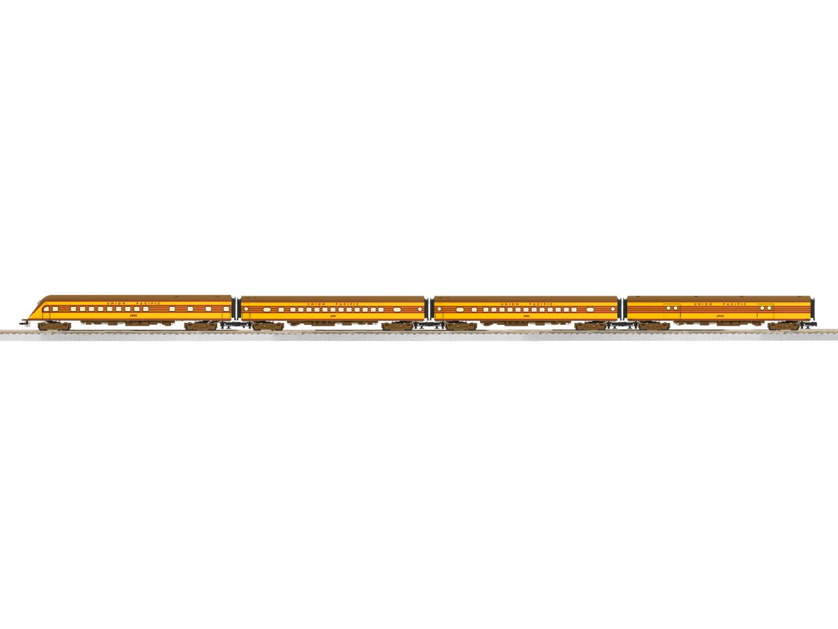 Lionel O UP 18'' Aluminum 4 Pack 1/48 - LNL2427520