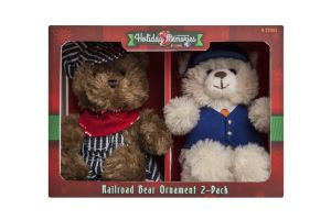 Lionel Cancelled HM Plush Railroad Bear Ornaments 1/48 - LNL922065
