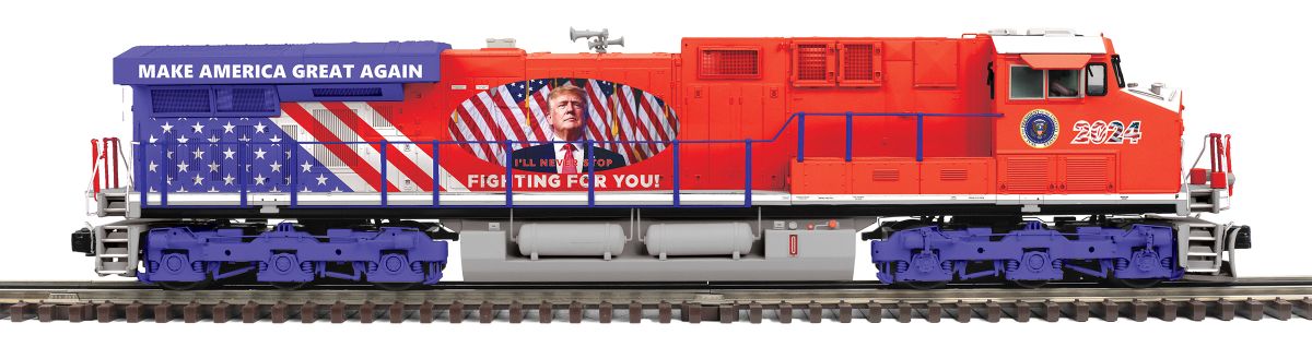 MTH O Donald Trump ES44AC Diesel/3.0 1/48 - MTH20219351