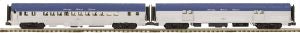 MTH O NKP 2pk 70' Ribbed Baggage/Coach Psg.Cars 1/48 - MTH2064234