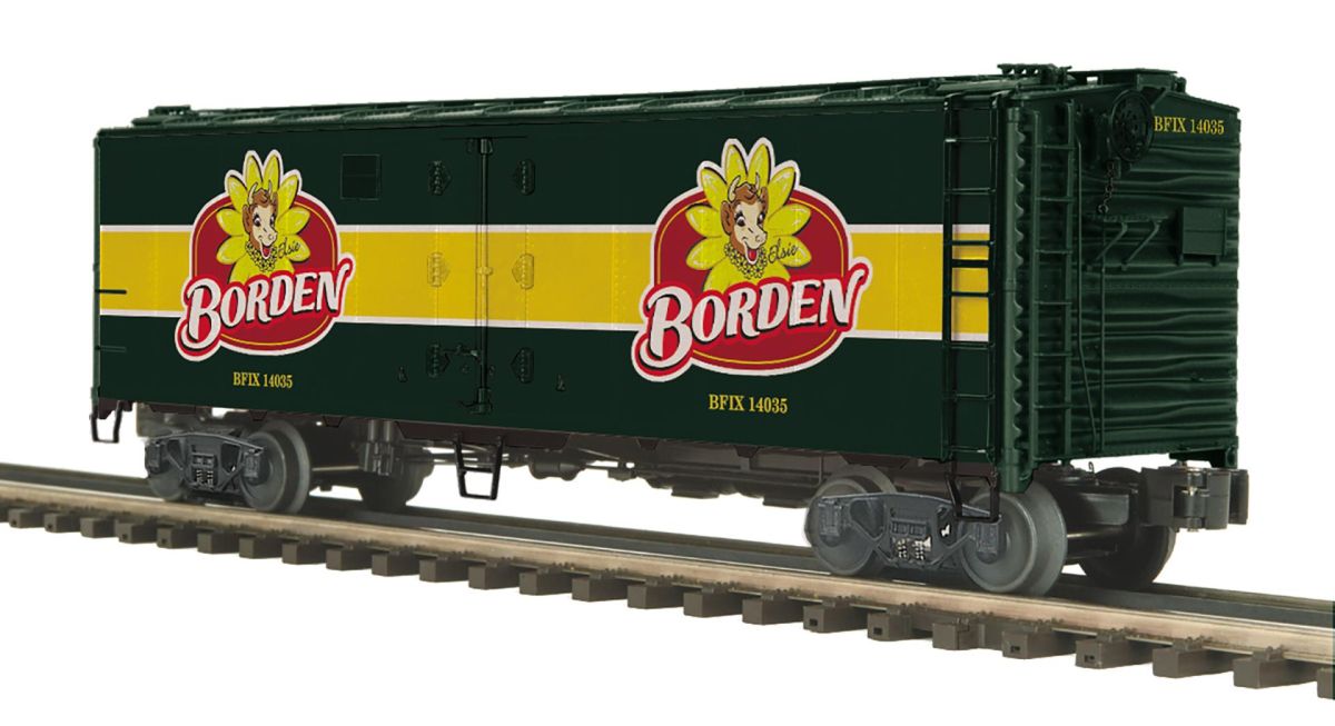 MTH O Borden's Milk 40' Steel Sided Reefer 1/48 - MTH2094842