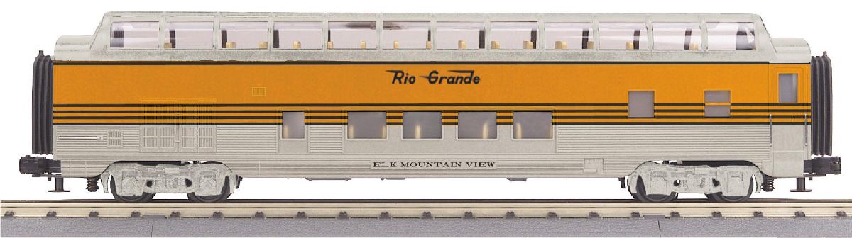 MTH O Denver Rio Grande Streamlined Full-Length Vista Dome Car 1/48 - MTH3068321