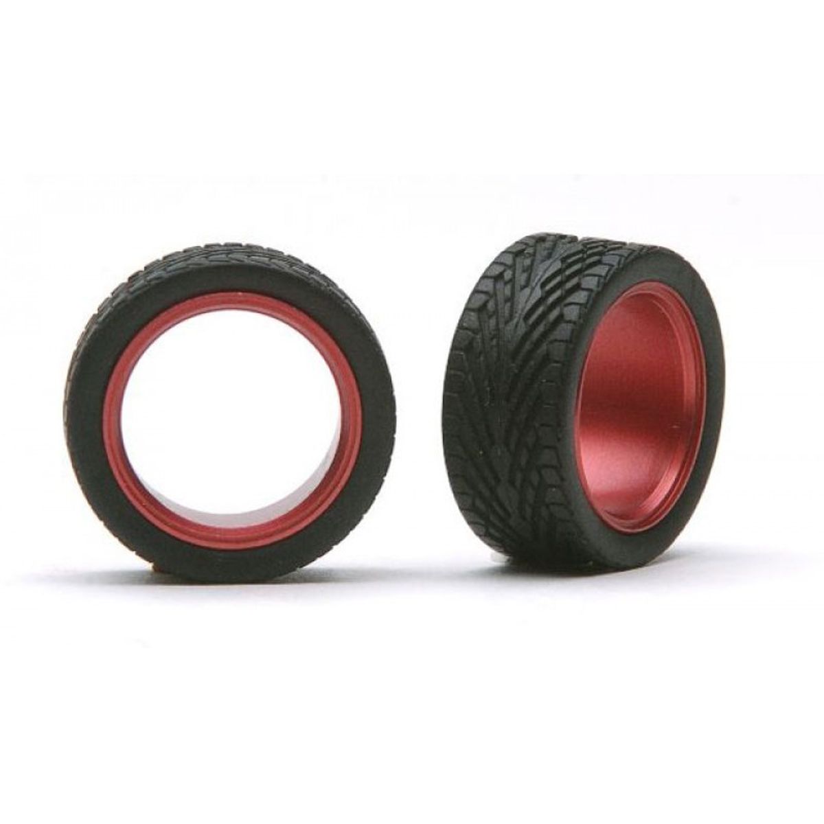 Pegasus Hobbies SLEEVES 23 STEPPED ALUM POLISHED RED W / TIRE 1/24 - PGH2392