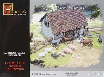 Pegasus Hobbies Farm Animals 1/72 - PGH7052