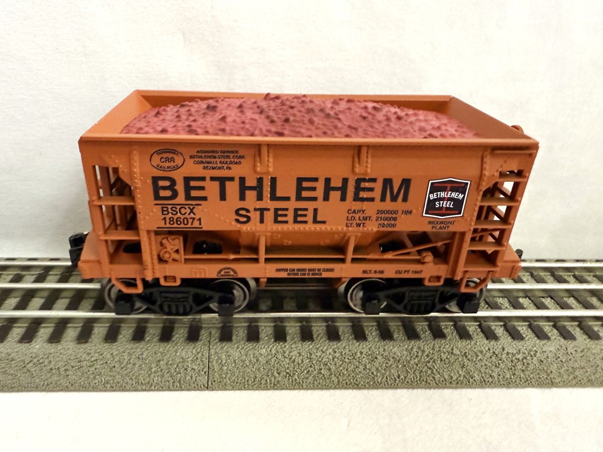 Ready Made Trains O Ore Car Bethlehem Steel / Cornwall RR Rexmont Plant 1/48 - RMT967196