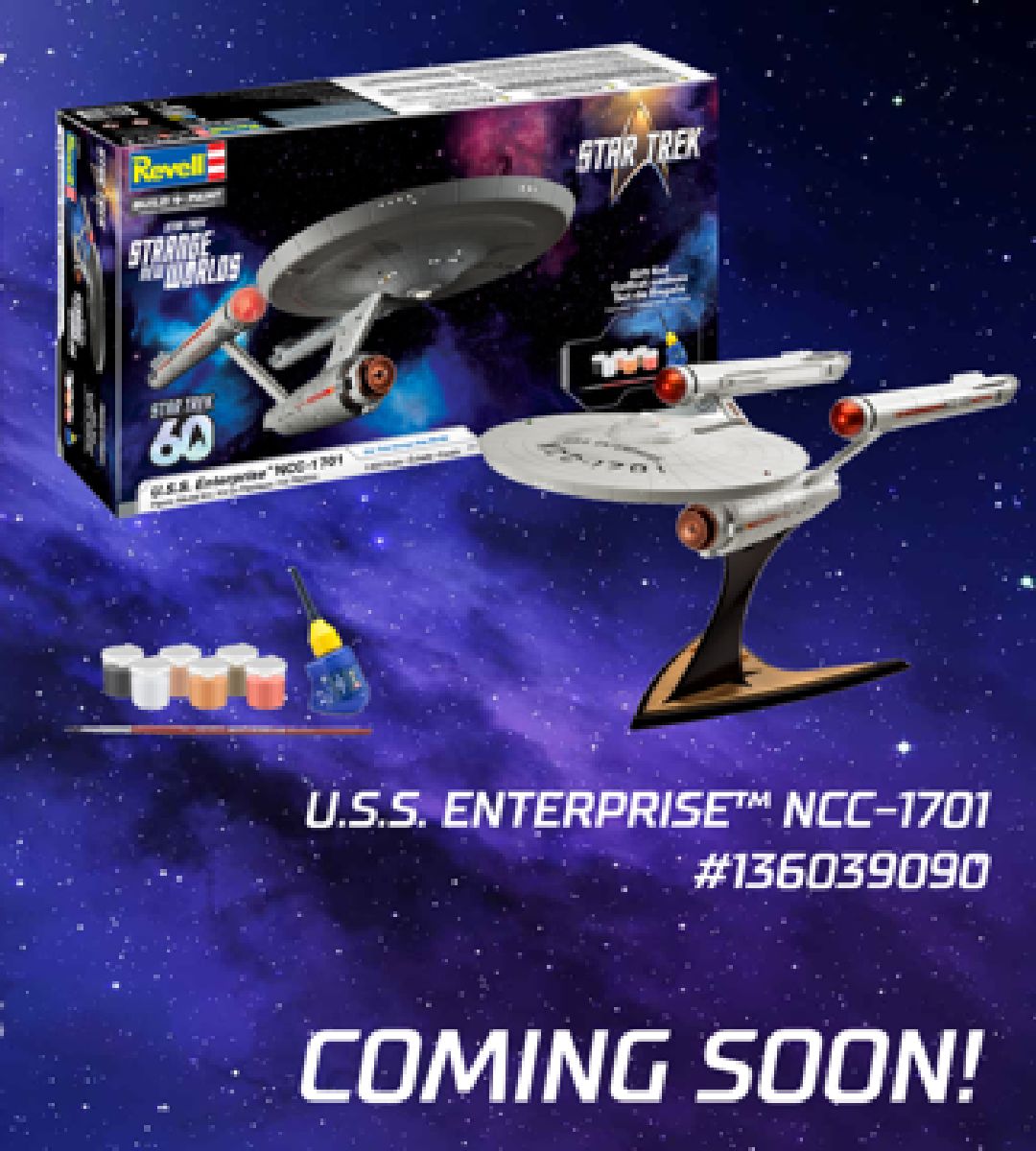 Revell Star Trek U.s.s. Enterprise Ncc-1701 - Into Darkness Skill 3 1/500 - RMX13602