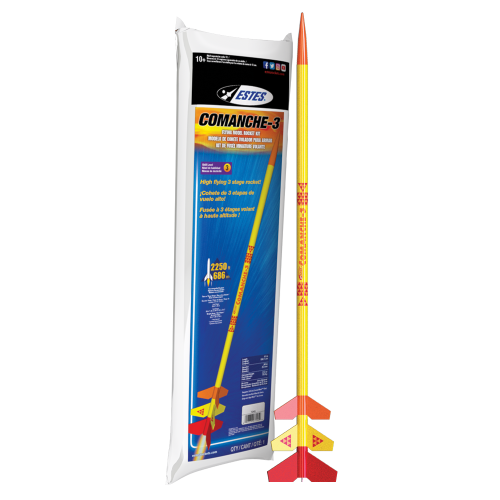 Estes Comanche-3 Rocket sk3