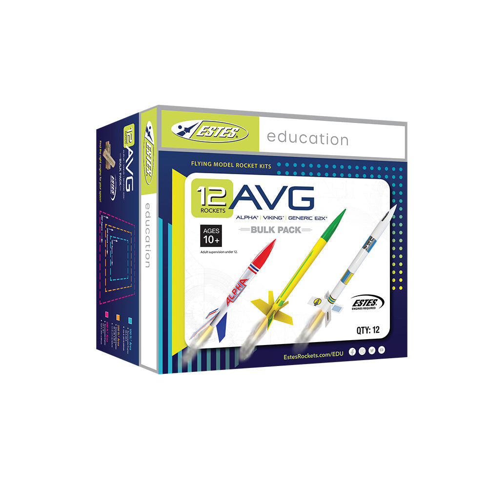 Estes AVG Bulk Pack/4ea Alpha Viking Generic EX2