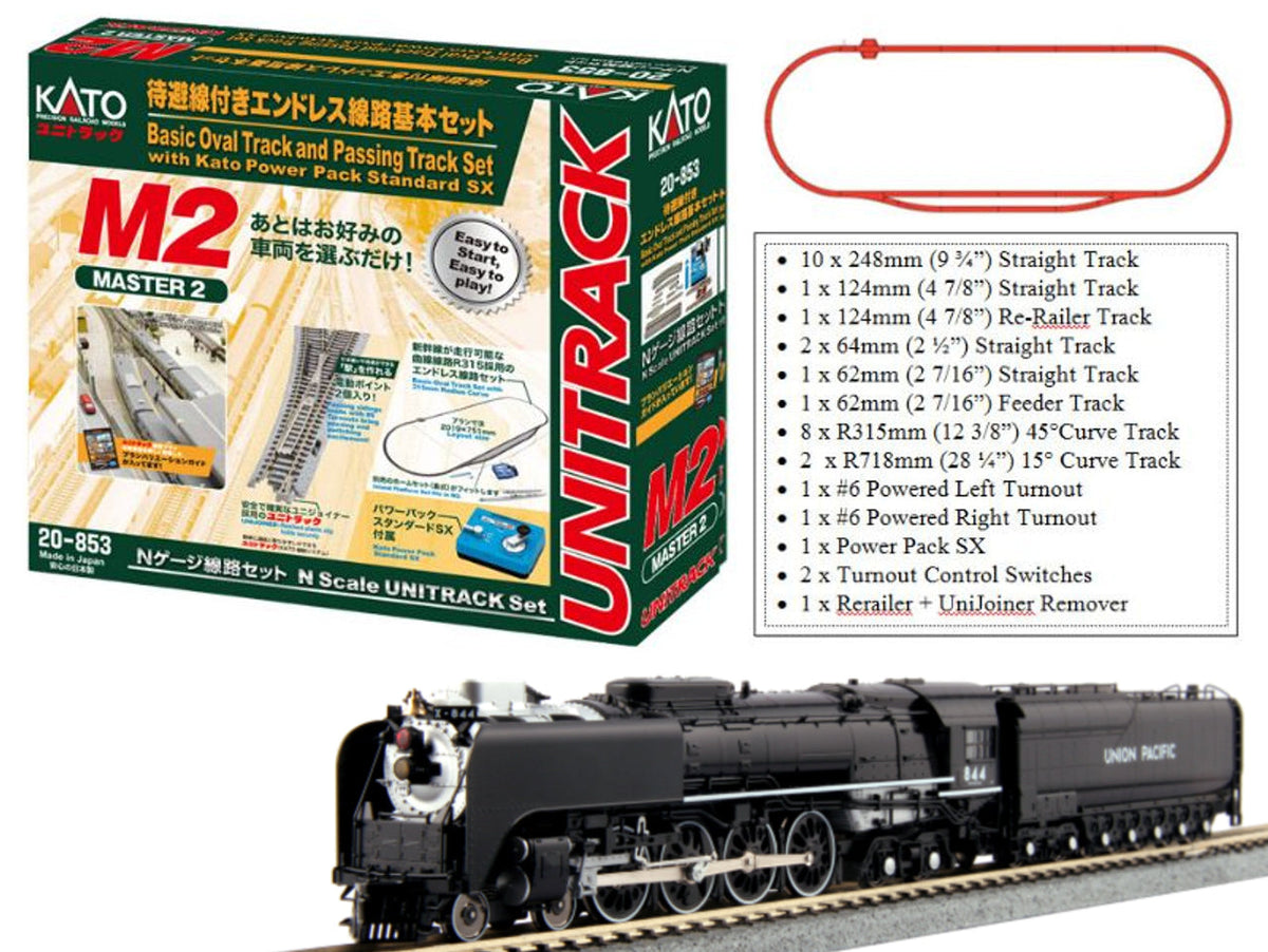 Kato N Scale M2 & FEF Starter Set - 107-0002
