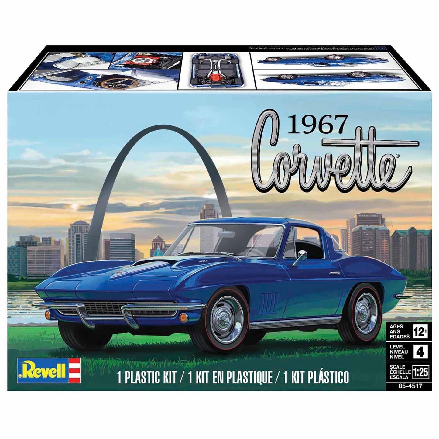 Revell 1/25 67 Corvette Coupe Model Kit