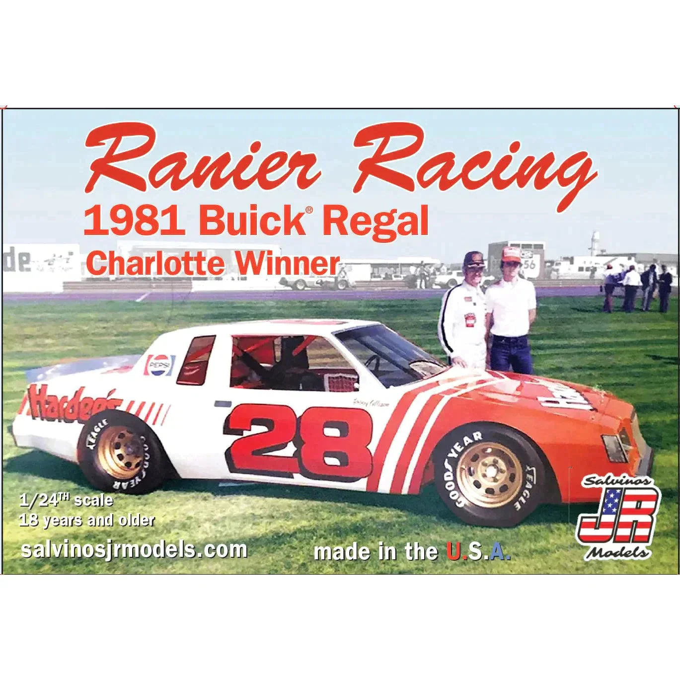 Salvinos JR Models Rainer Racing 1981 Buick Charlotte Winner Driven by Bobby Al