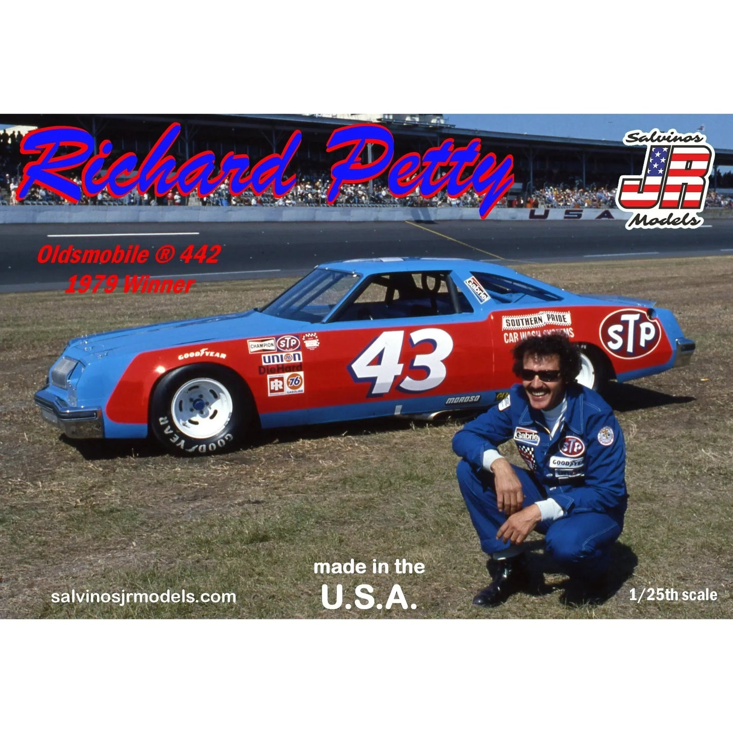 Salvinos JR Models Richard Petty #43 Oldsmobile 442 Winner 1979