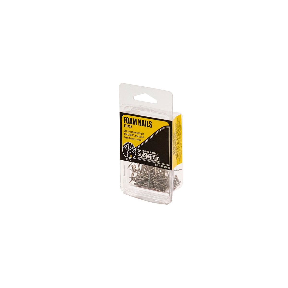 Woodland Scenics Foam Nails-2'' 75pc