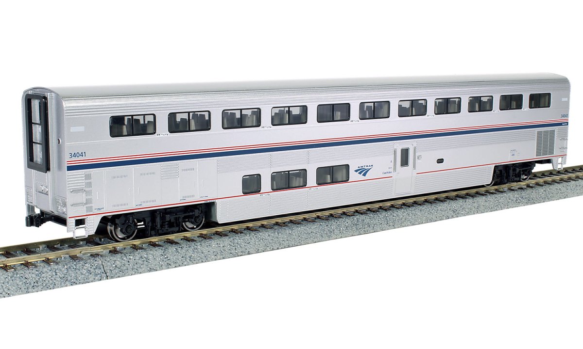 Kato HO Scale Amtrak Superliner I Coach Phase VI 34034 - Fusion Scale Hobbies