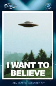 Atlantis Model I Want to Believe Saucer - ATM1008