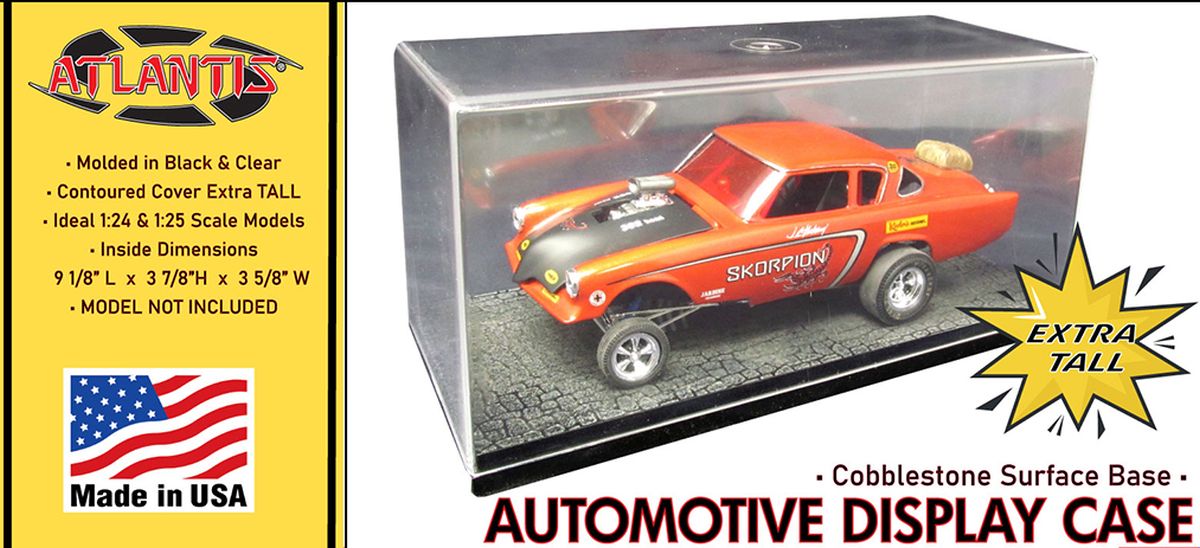 Atlantis Model Auto Display Case 1/24 1/25 Cobblestone Street 1/25 - ATM1014