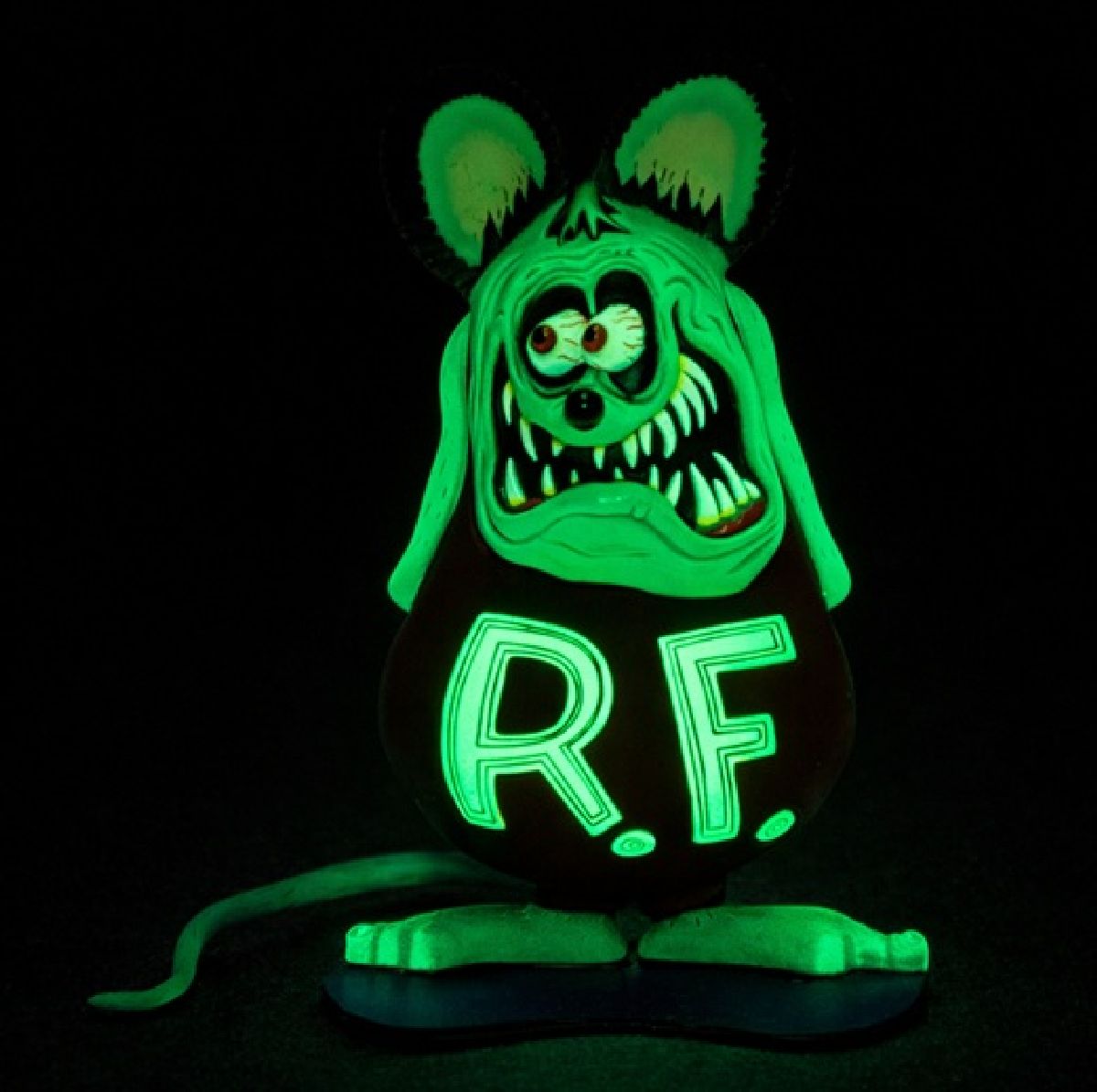 Atlantis Model Ed Big Daddy Roth Rat Fink Figure Glow in the Dark - ATM1311