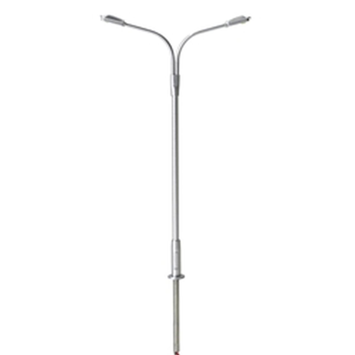 Atlas HO Double Arm Streetlight Silver Cool White Led (3-Pack) 1/87 - ATL70000170