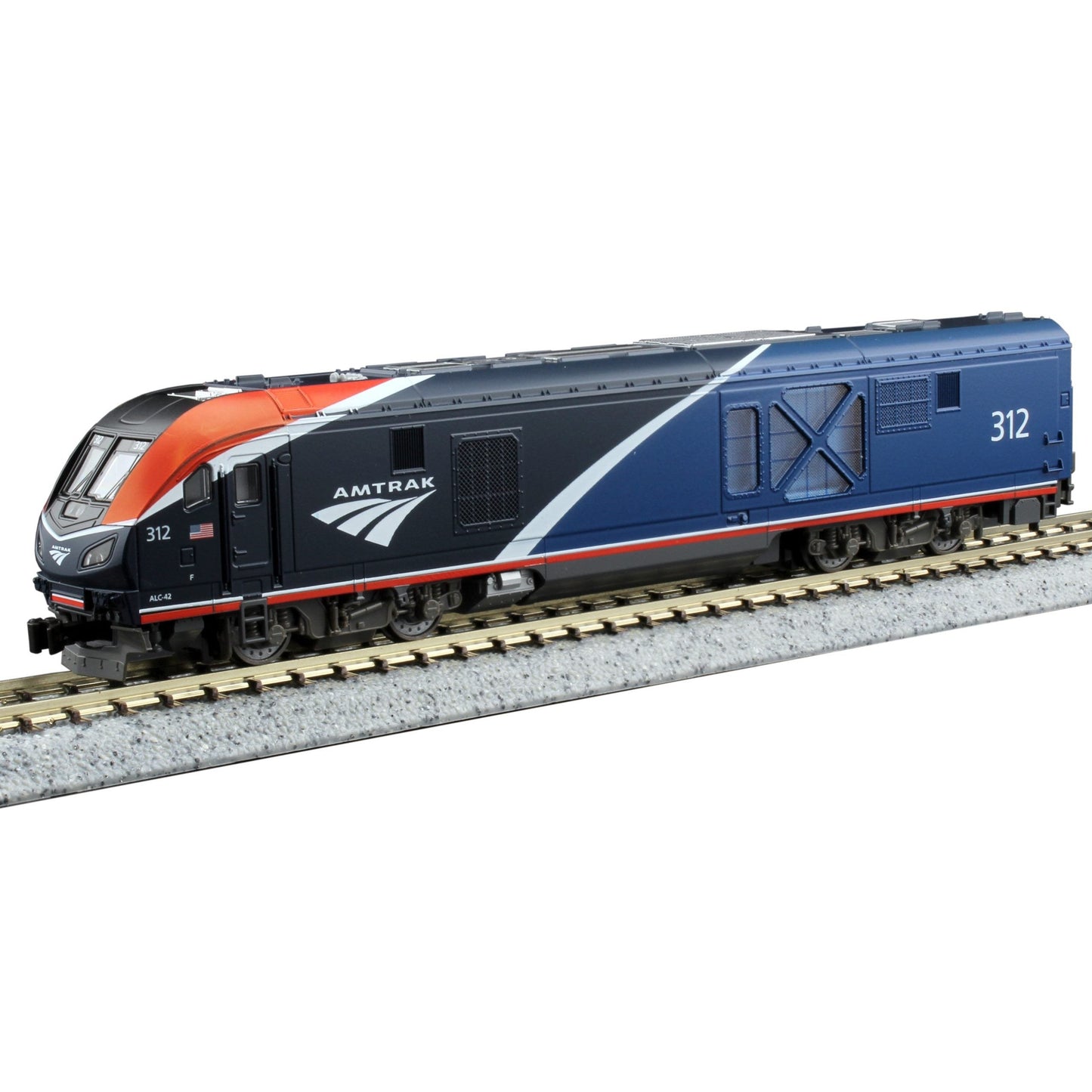 Kato N Scale ALC-42 Charger Diesel Amtrak Ph VII #314