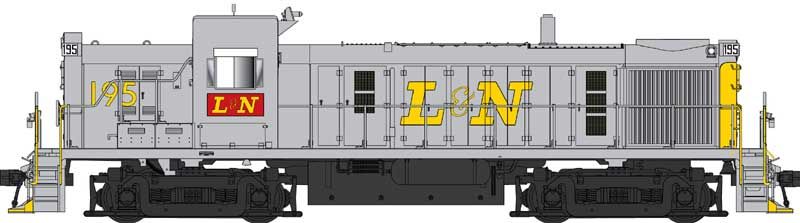 Bowser HO RS-3 Diesel w/Sound L&N Road #195 1/87 - BOW25288
