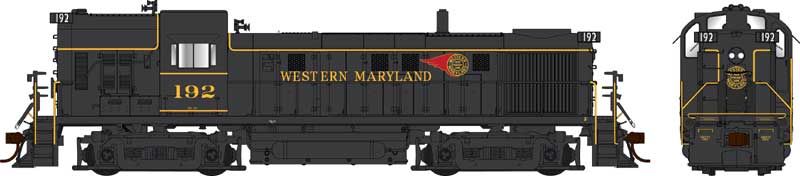 Bowser HO RS-3 Diesel w/Sound WM Hammerhead #193/Fireball 1/87 - BOW25409