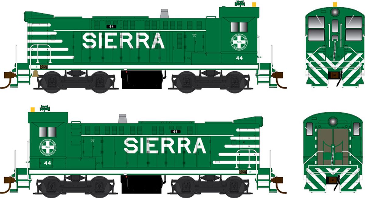 Bowser HO S-12 Diesel Sierra #44 w/Sound 1/87 - BOW25488