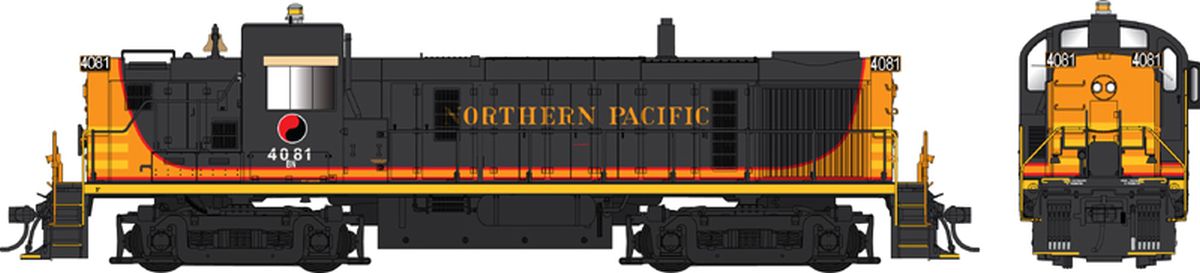 Bowser HO RS-3 Ph3 Diesel BN Ex:NP #4082 1/87 - BOW25578