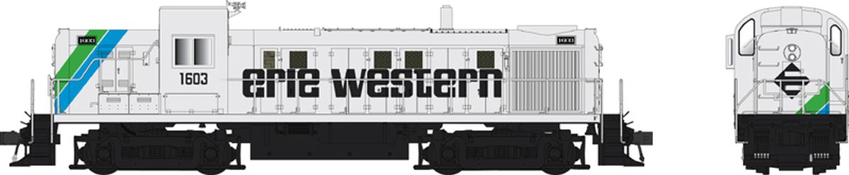 Bowser HO Erie Western Phase 2 #1603 w/Snd 1/87 - BOW25602