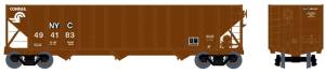 Bowser HO 100t 3-Bay Hopper CR/NYC #494183 1/87 - BOW41011
