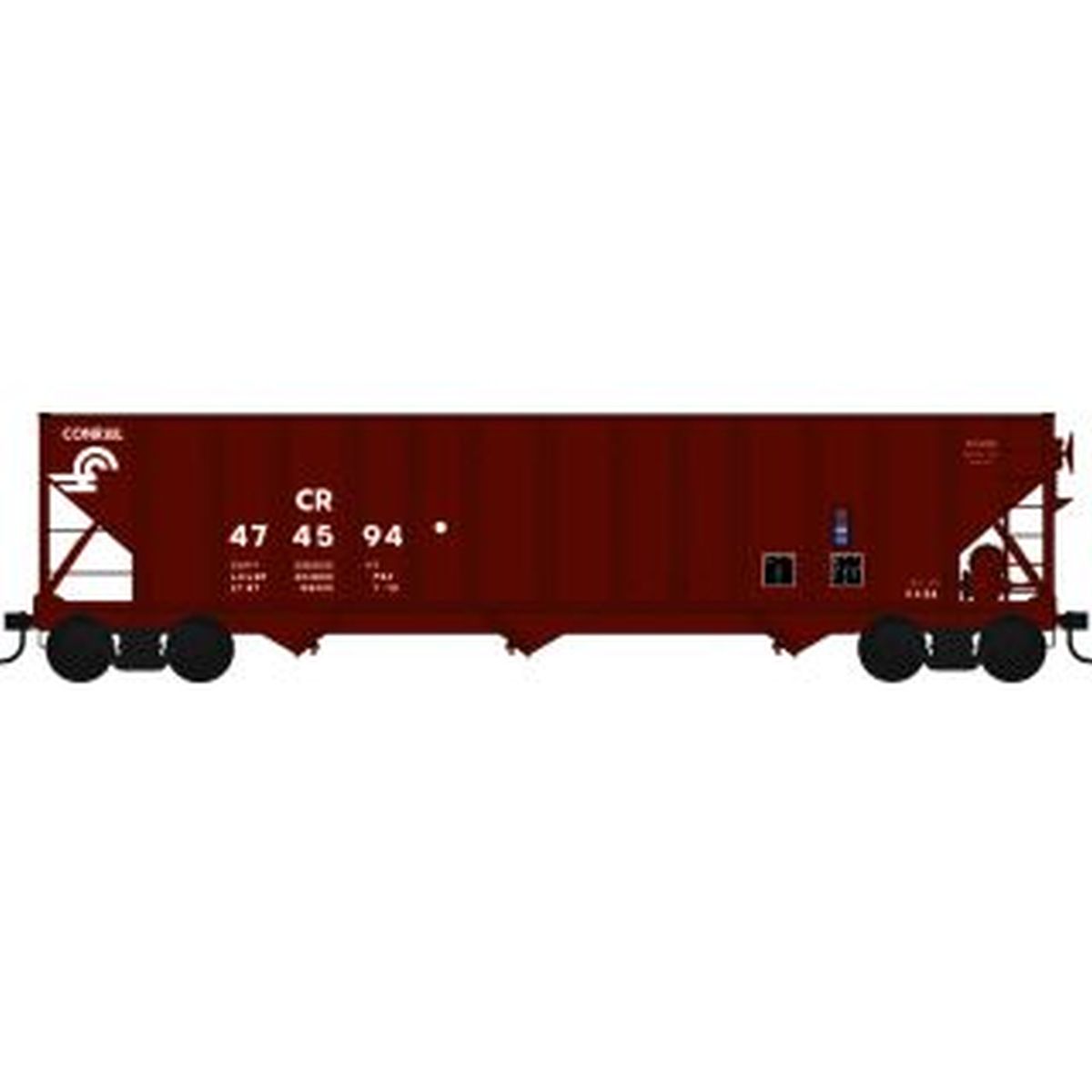 Bowser HO H-430 100t Hopper CR #474713 1/87 - BOW43197
