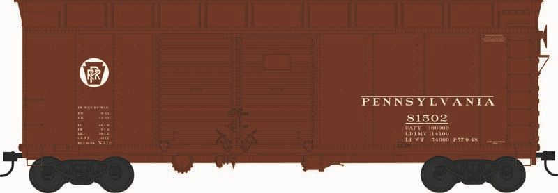 Bowser HO X31F 4-Dr Turtle Roof Boxcar PRR Circle Keystone #81582 1/87 - BOW43339