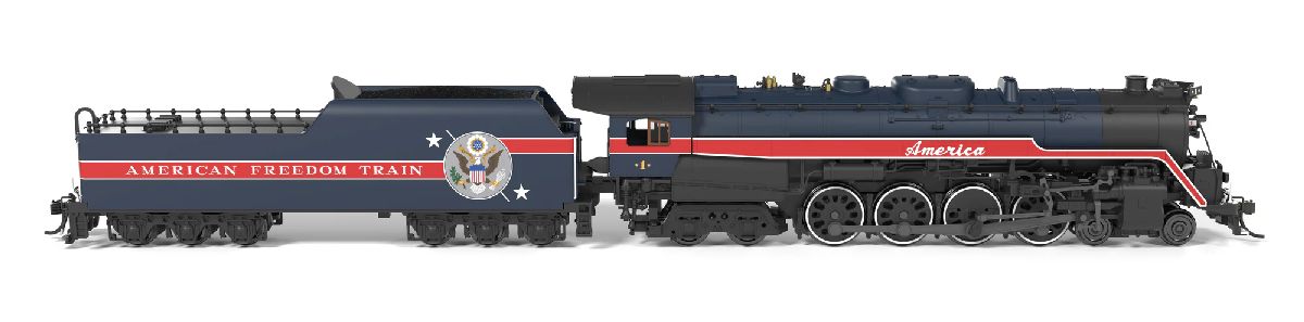 Broadway Limited N RDG T1 4-8-4 American Freedom Train #1 Restoration App 1/160 - BLI10325