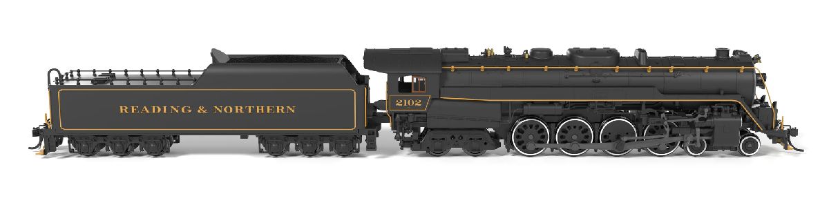 Broadway Limited N RDG T1 4-8-4 RBMN #2102 Modern Appearanc 1/160 - BLI10328