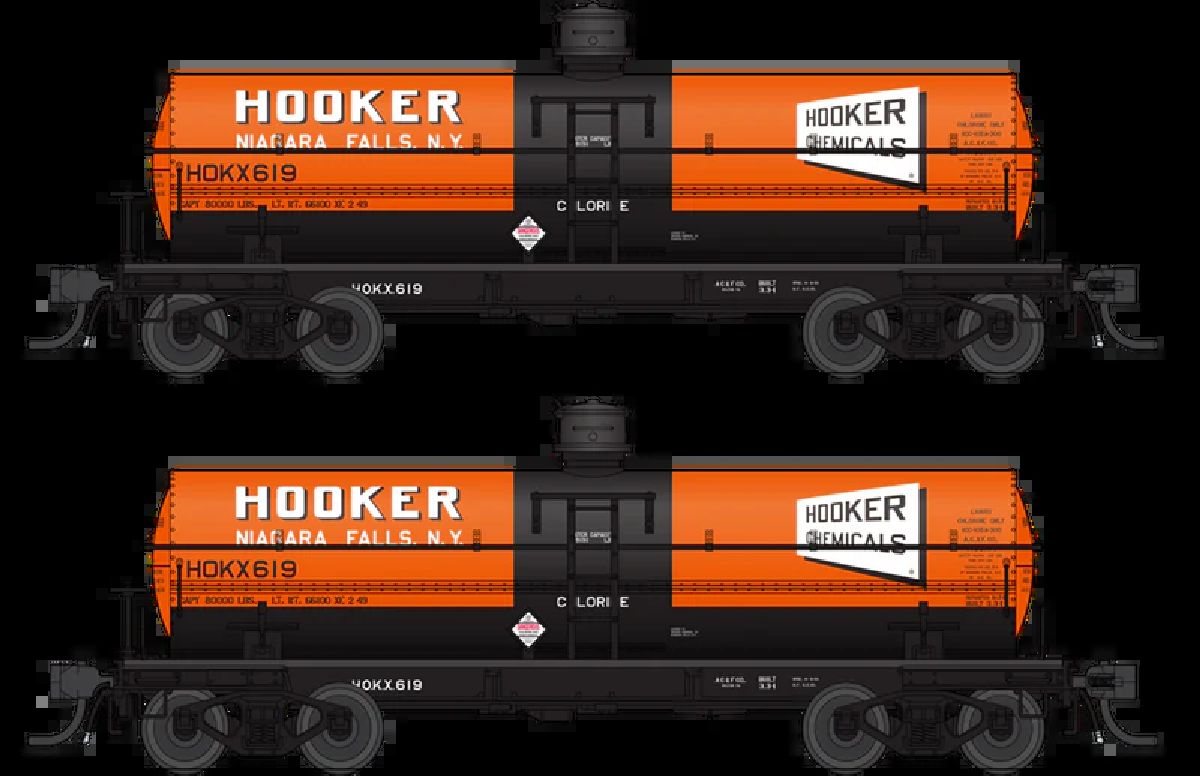 Broadway Limited HO 6000 Gallon Tankoker Chemicals Billboard Scheme 2-pack (H 1/87 - BLI10357